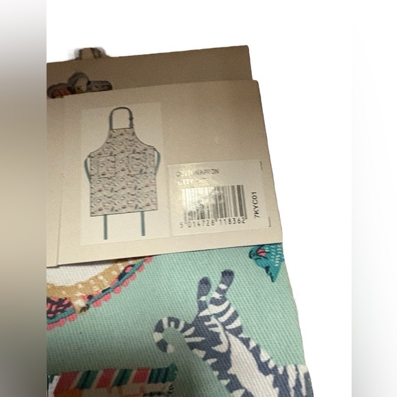 Ulster Weavers Cotton Apron - Kitty Cats (Blue) New with Tags - Picture 7 of 8